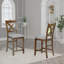 Ensemble de chaises à hauteur de comptoir pour 4 personnes, chaise de cuisine avec siège rembourré, tabouret de bar à hauteur de comptoir pour salle à manger-956957572