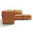 6-Pieces Faux Leather Sectional Sofa L-Shape With Ottoman
