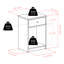 Table de bout avec tablette Lesse-1984016047
