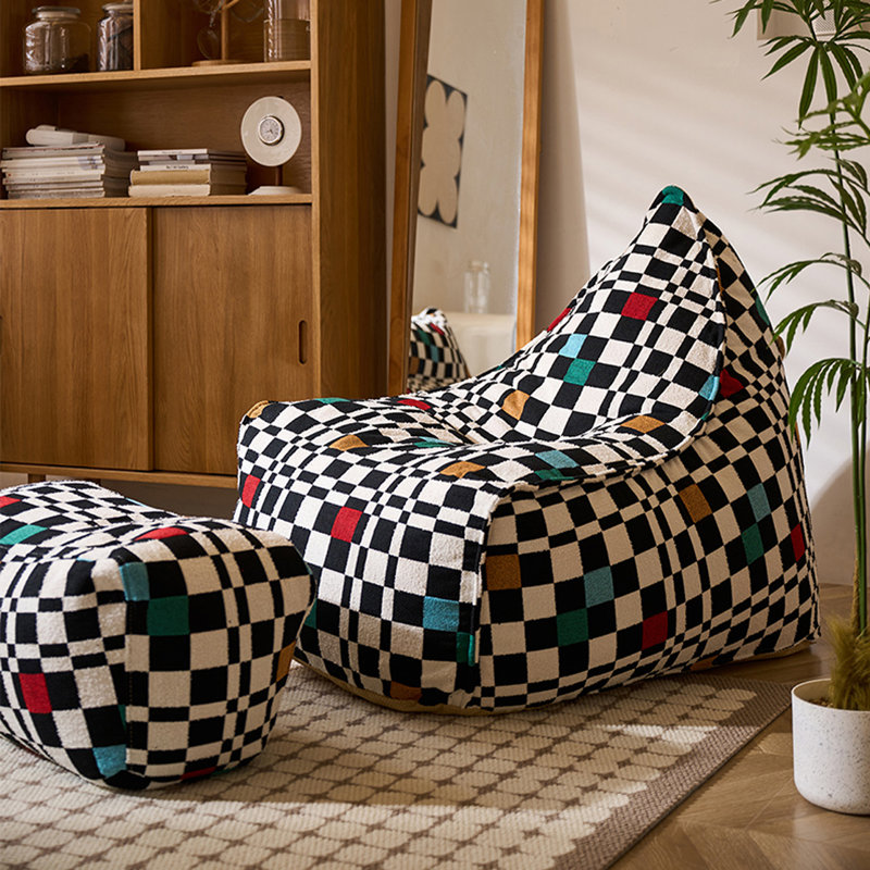Retro and nostalgic bean bag sofa