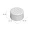 Alma 35" Tufted Round Cocktail Ottoman-673250820