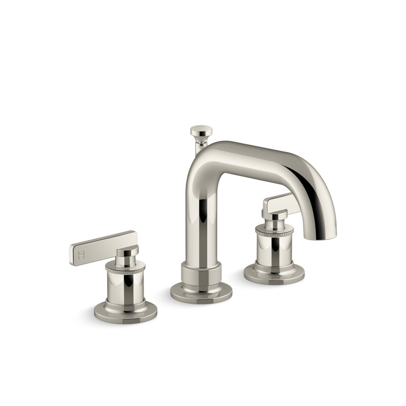 Castia by Studio McGee Deck-Mount Bath Faucet Trim with Diverter,  Polished Nickel