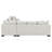 Beland Chenille Upholstered Sleeper Sectional Sofa Greige