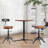 Jomarion Swivel Upholstered Adjustable Height Counter Stool with Metal Frame