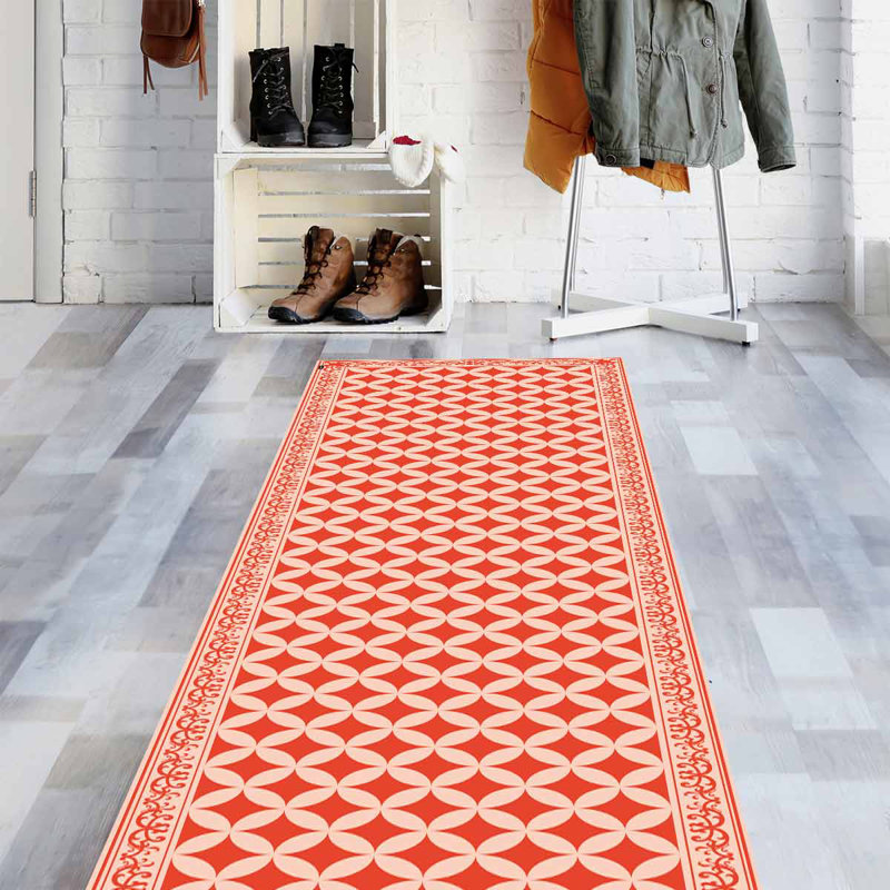 Bynoe Geometric Kitchen Mat, Runner 65 x 266cm