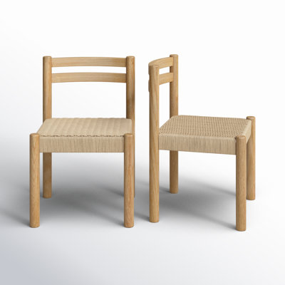 Ledell Solid Wood Low Back Side Chair