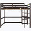 Lit mezzanine double avec bureau intégré-88713338