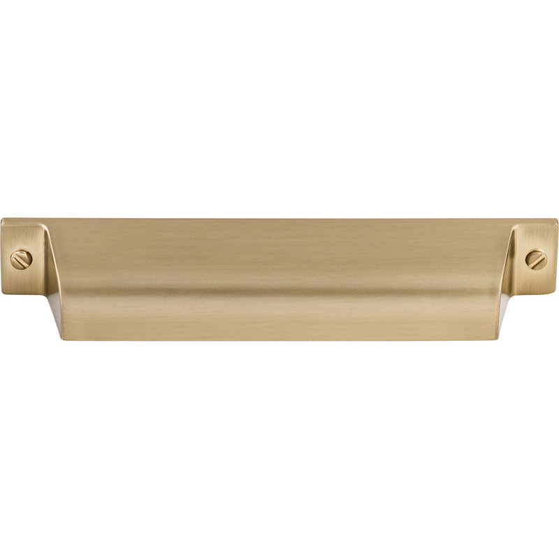 Channing 5" Center to Center Cup/Bin pull, Honey Bronze, 5" Center to Center