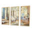 «French Boudoir Bath I», ensemble d'art mural sur toile encadré traditionnel-105913575-105913579
