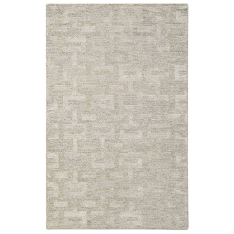 Tapis en laine touffeté à la main, Rectangulaire 2 pi x 3 pi