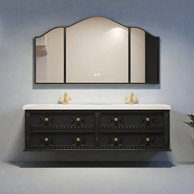 Armoire de salle de bain style français