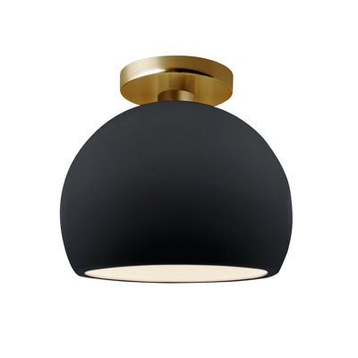 Ronia Dottie Ceramic LED Semi Flush Mount