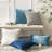Velvet Quilted Throw Pillows, Braided Textured Decorative Cushion-1907549691-1907549687