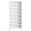 Armoire de rangement pour chaussures 28,35 po à 8 niveaux avec bande lumineuse DEL