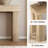 63" Hollow Leg Console Table | Modern Entryway Sofa Table for Living Room, Hallway & Foyer-271093518