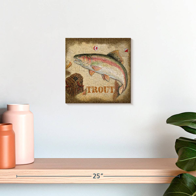Senne Trout Catch, 10" H x 10" W