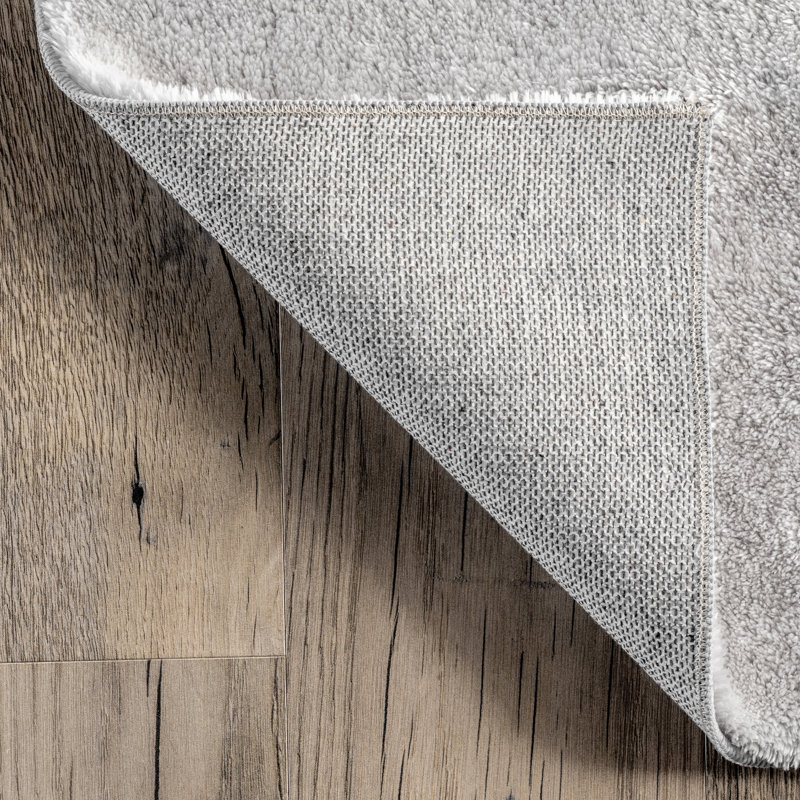 Loni Solid Machine Washable Accent Shag Rug for Living Room Bedroom Dining Room Nursery Entryway, Runner 2'6" x 6'