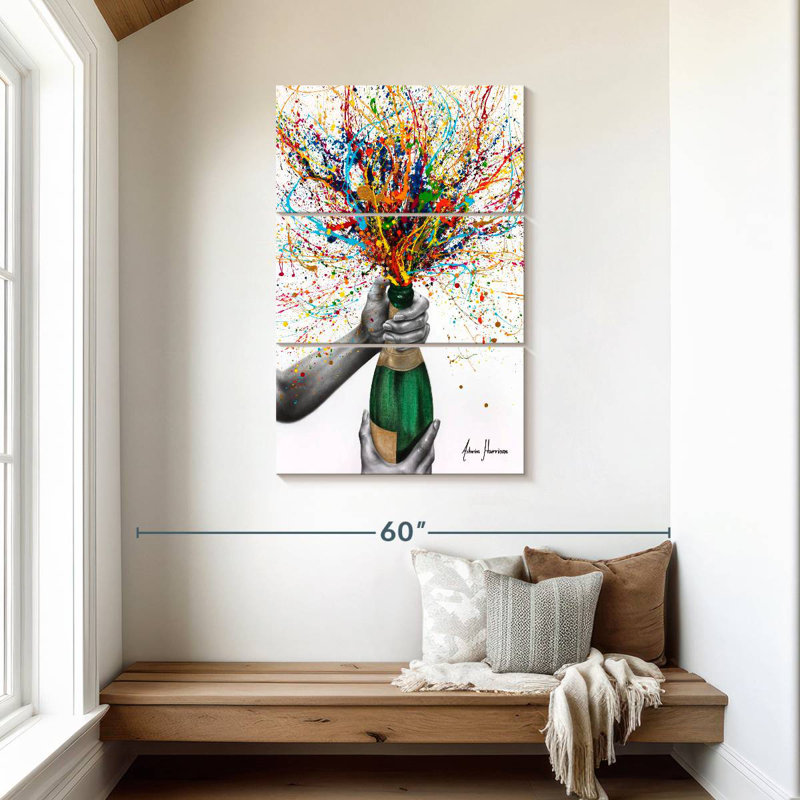 Yarlin Bottle Of Nostalgia, 45" H x 28" W