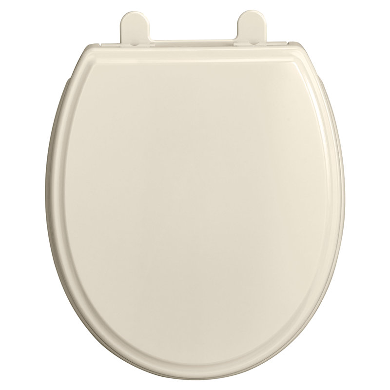 Traditional Round Toilet Seat and Lid, Linen