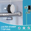 Single Sliding Shower Door, Frameless Sliding Door For Bathroom-123272682