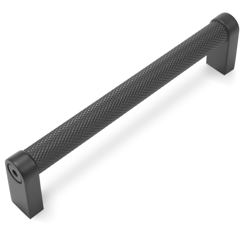 10 Pack 5 Inch Matte Black Kitchen Cabinet Handles Knurled Cabinet Pulls Black Drawer Pulls Kitchen Hardware