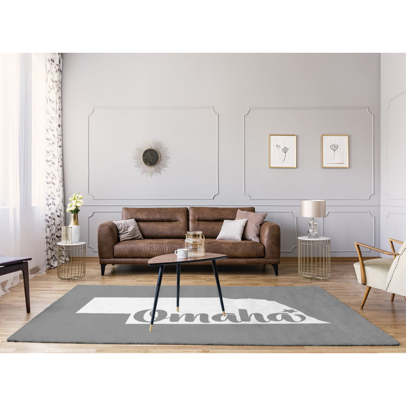 Tapis en poly-chenille omaha nebraska, Rectangle 5 pi x 7 pi