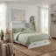 Commode convertible en grand lit - rangement à 2 tiroirs, blanc, conception peu encombrante