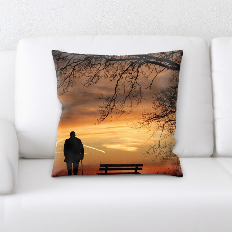 Coussin coucher de soleil
