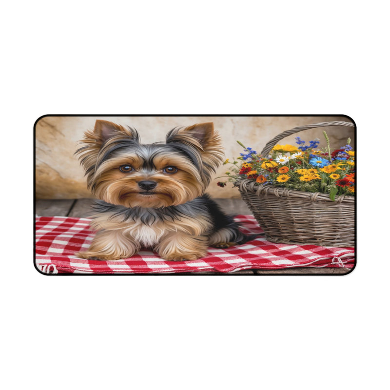 Polyester Desk Pad, 14.4x12.1
