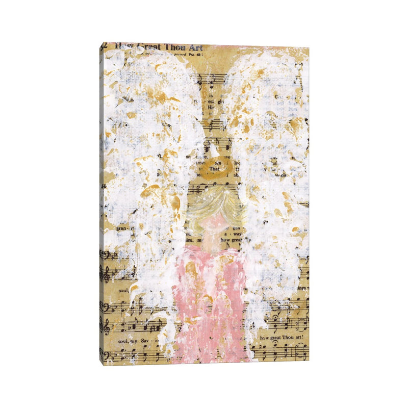 How Great Thou Art Blonde by Ashley Bradley - Wrapped Canvas Gallery-Wrapped Canvas Giclée, 20.32 cm H x 30.48 cm W