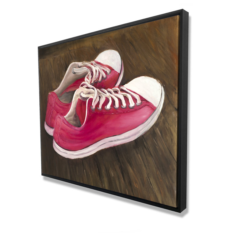 Espadrilles contemporaines, toile encadrée contemporaine