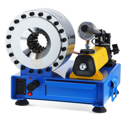 High Pressure Hydraulic Hose Line Crimping Tool With 8 Dies, Hydraulic Line Crimping Tool