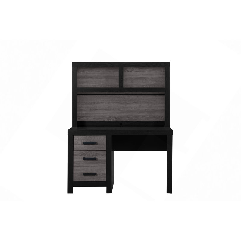 Bureau, bureau gris / noir