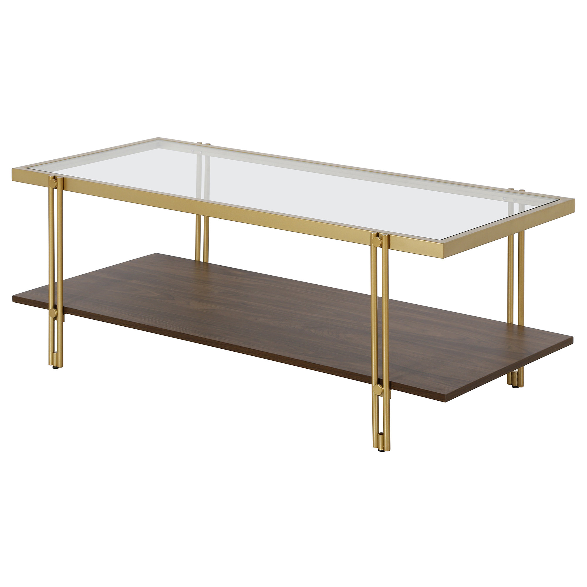 Mercer41 Demeniuk Glass Top Coffee Table | Wayfair