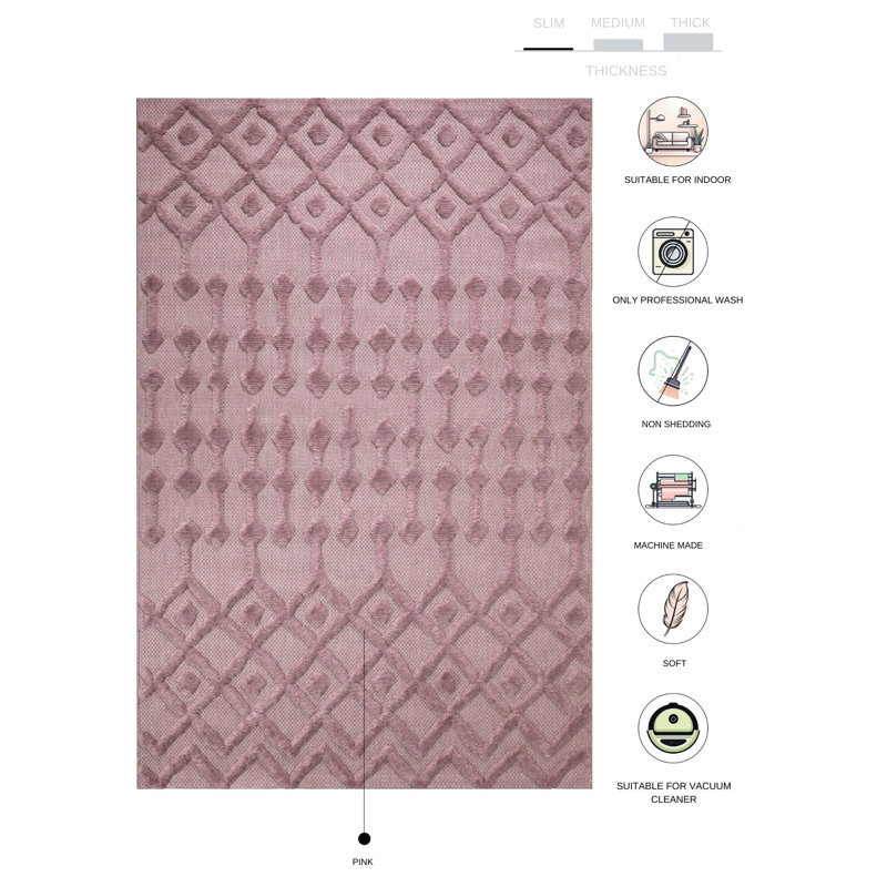 Tapis rectangulaire Stoiko, Rectangle 2 pi 8 po x 5 pi