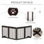 Martinez Wood Free Standing Pet Gate-920069885