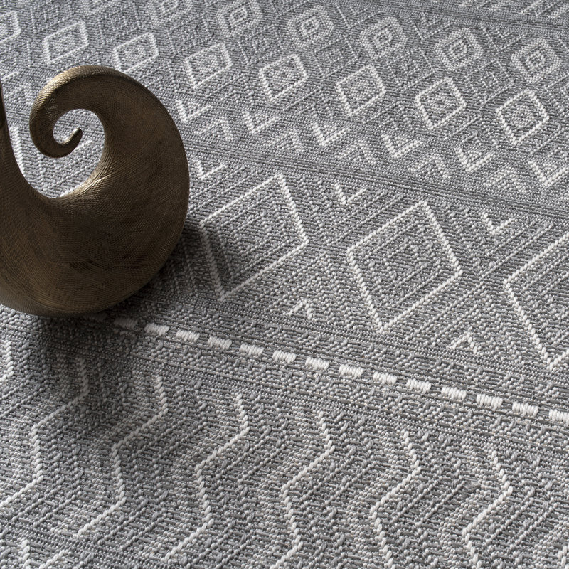 Onley Moroccan Shag Area Rug, Rectangle 240 x 340cm