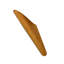 Chaise d'appoint Comfy Modern, option de couleur brune, revêtement, structure en bois de pin, assise mi-ferme