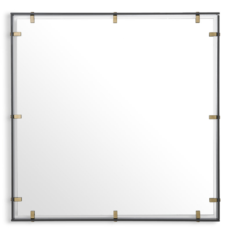 Verona Flat Glass Wall Mirror, 40" x 40"