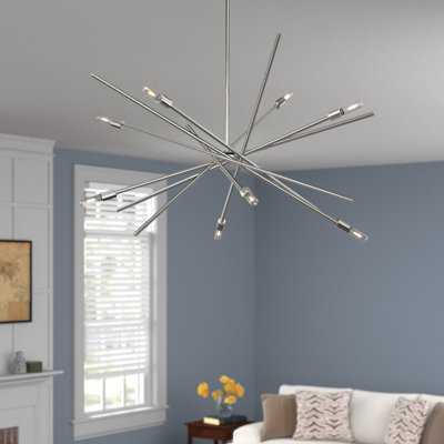 Lustre sphérique spoutnik à 8 lumières Pondview