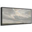 «Greenish Grey Cloudy Sky Relaxing Calm», impression sur toile encadrée surdimensionnée-111653236-111653237