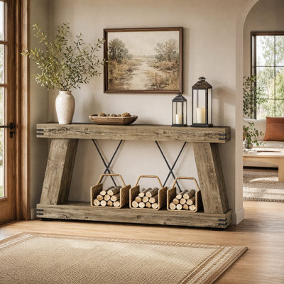 70.9" Farmhouse Console Table
