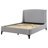 Harper Light Grey Platform Bed-1813186600