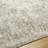 Rectangle Harsukh Abstract Machine Woven Polyester Area Rug in Gray-2123879825