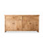 Buffet rectangulaire en bois massif 62,99 "brun