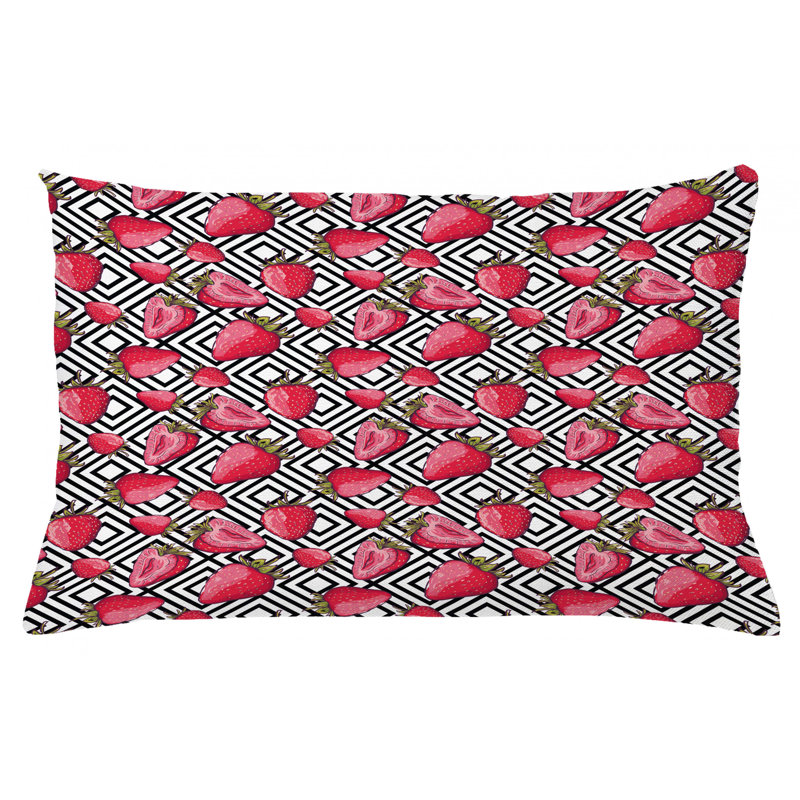 Housse de coussin lombaire intérieur/extérieur fruits, 16 po x 26 po