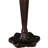 23"H Peacock Feather Lace Table Lamp