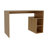 Solid 47" Wide Four Shelves Writting Desk, Home Office, Living Room, Gamer Desk Natural Oak
