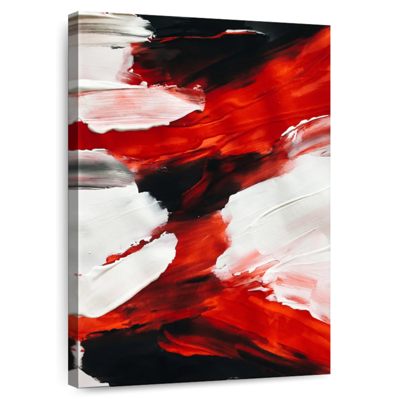 Avery Red Abstract, 24" H x 16" W
