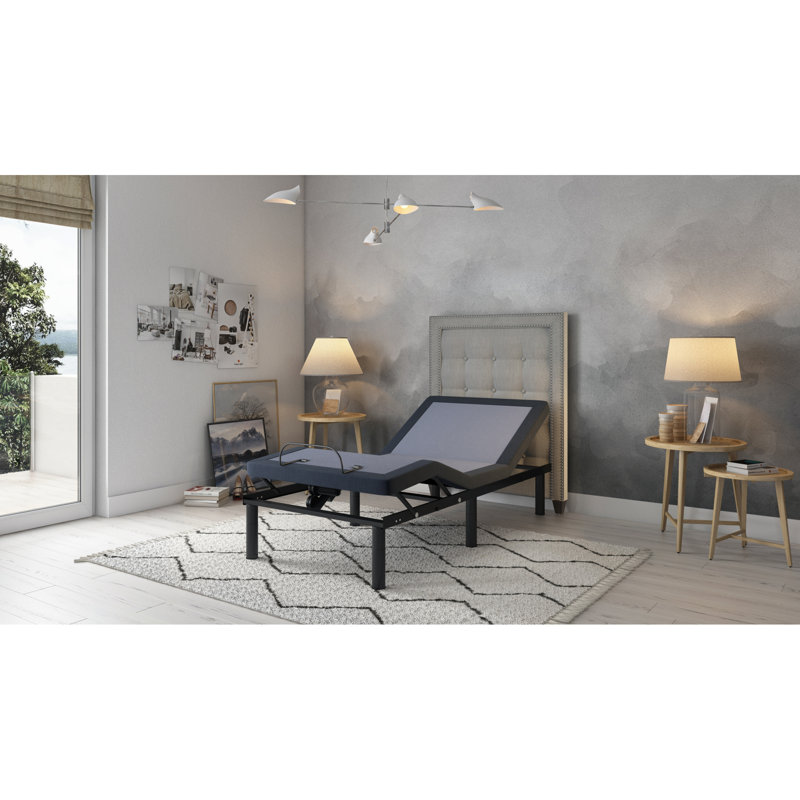 Twin Xl Adjustable Bed Bt3000 - Tv Position Option, 2 Chargers Position, Charging Slots, Twin XL